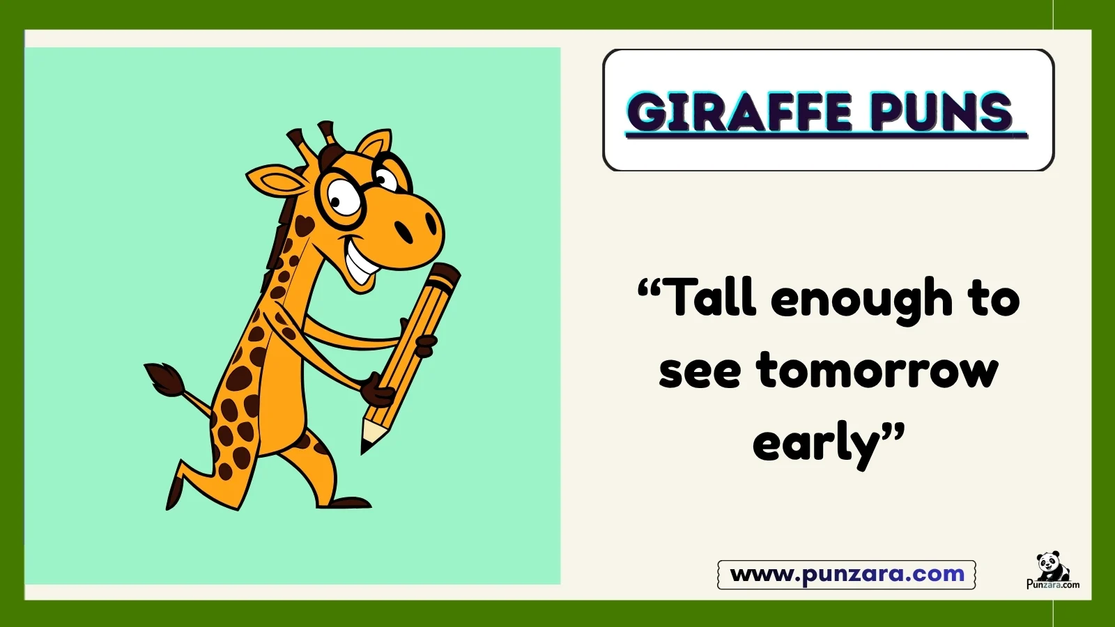Giraffe Puns