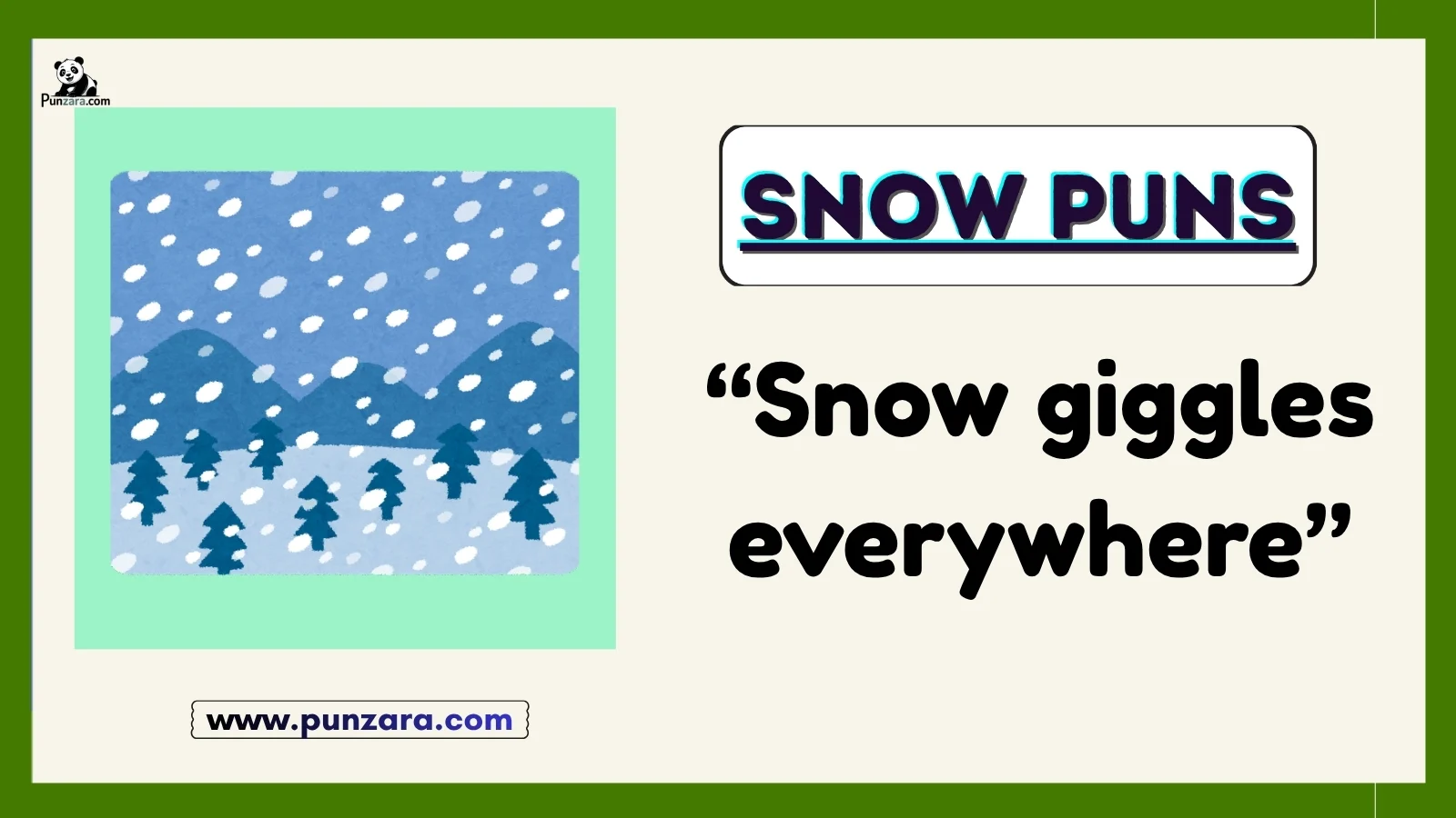 Snow Puns